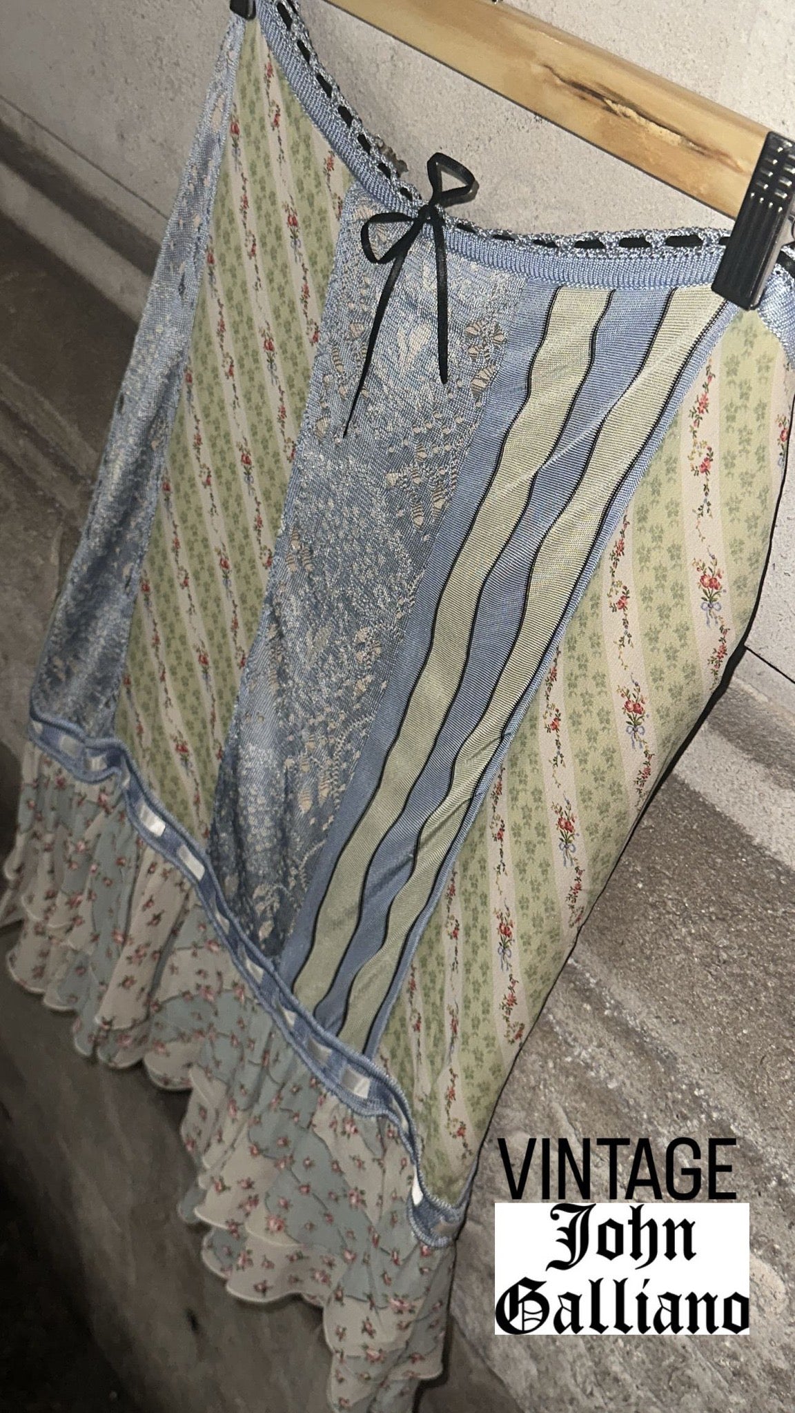 NEW!!! SS 2004 John Galliano Patchwork Skirt
