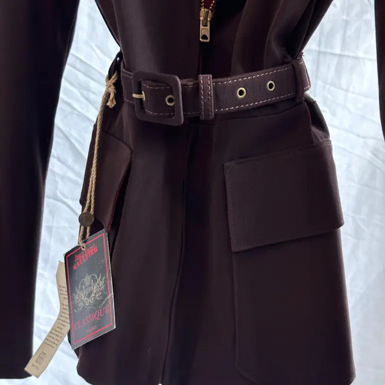 🧥 COLLECTOR Jean Paul Gaultier 90s Utility Belted Jacket