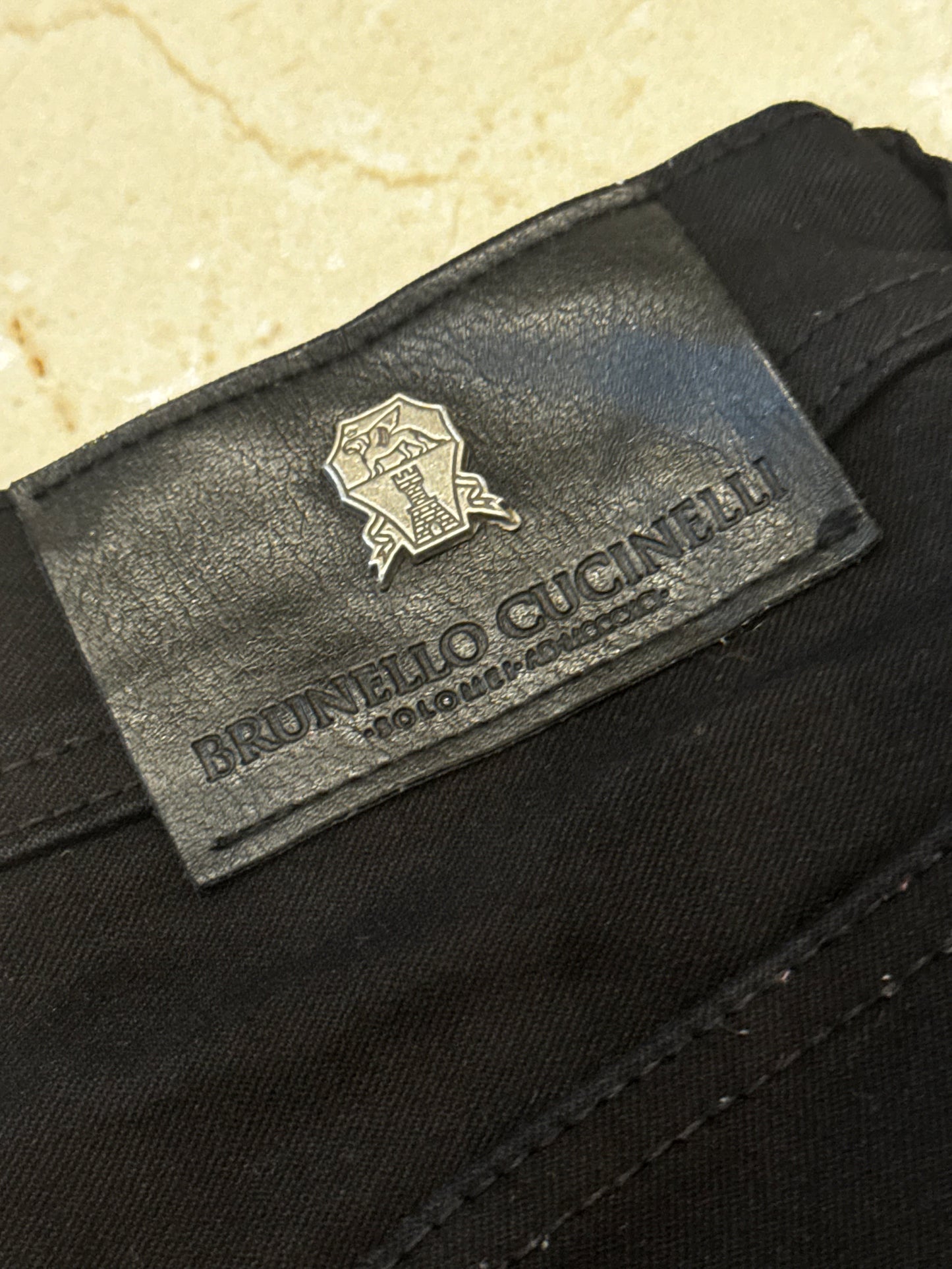 Brunello Cucinelli Black Denim Pants