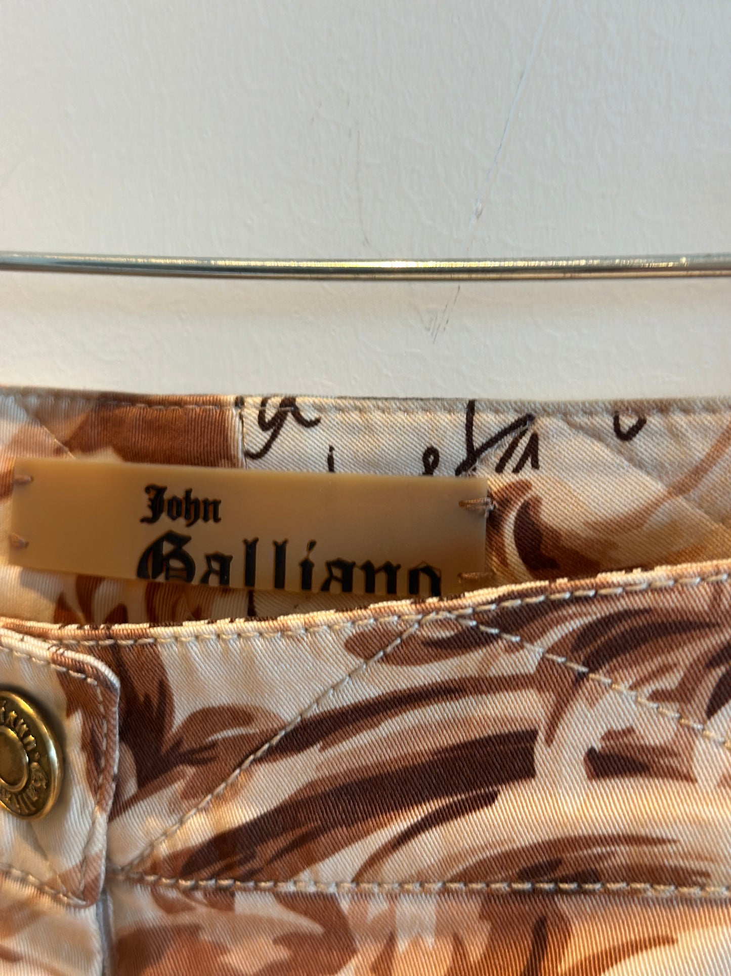 John Galliano Journal Gazette Jeans
