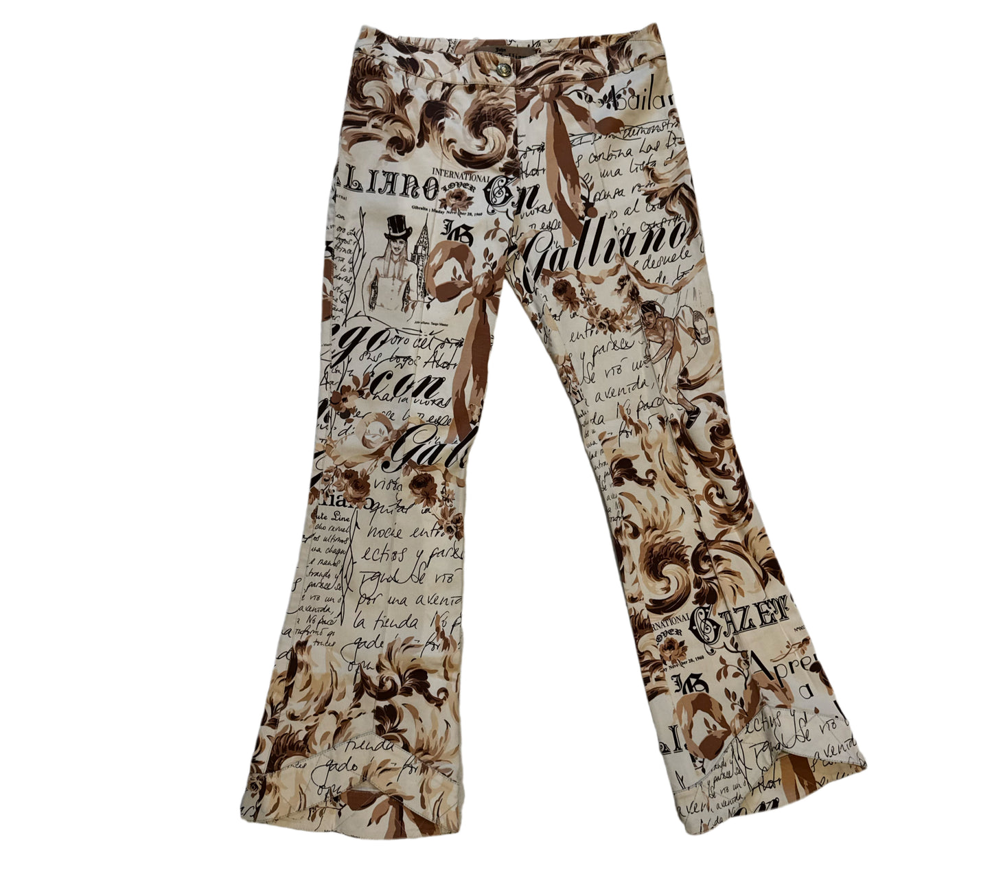 John Galliano Journal Gazette Jeans