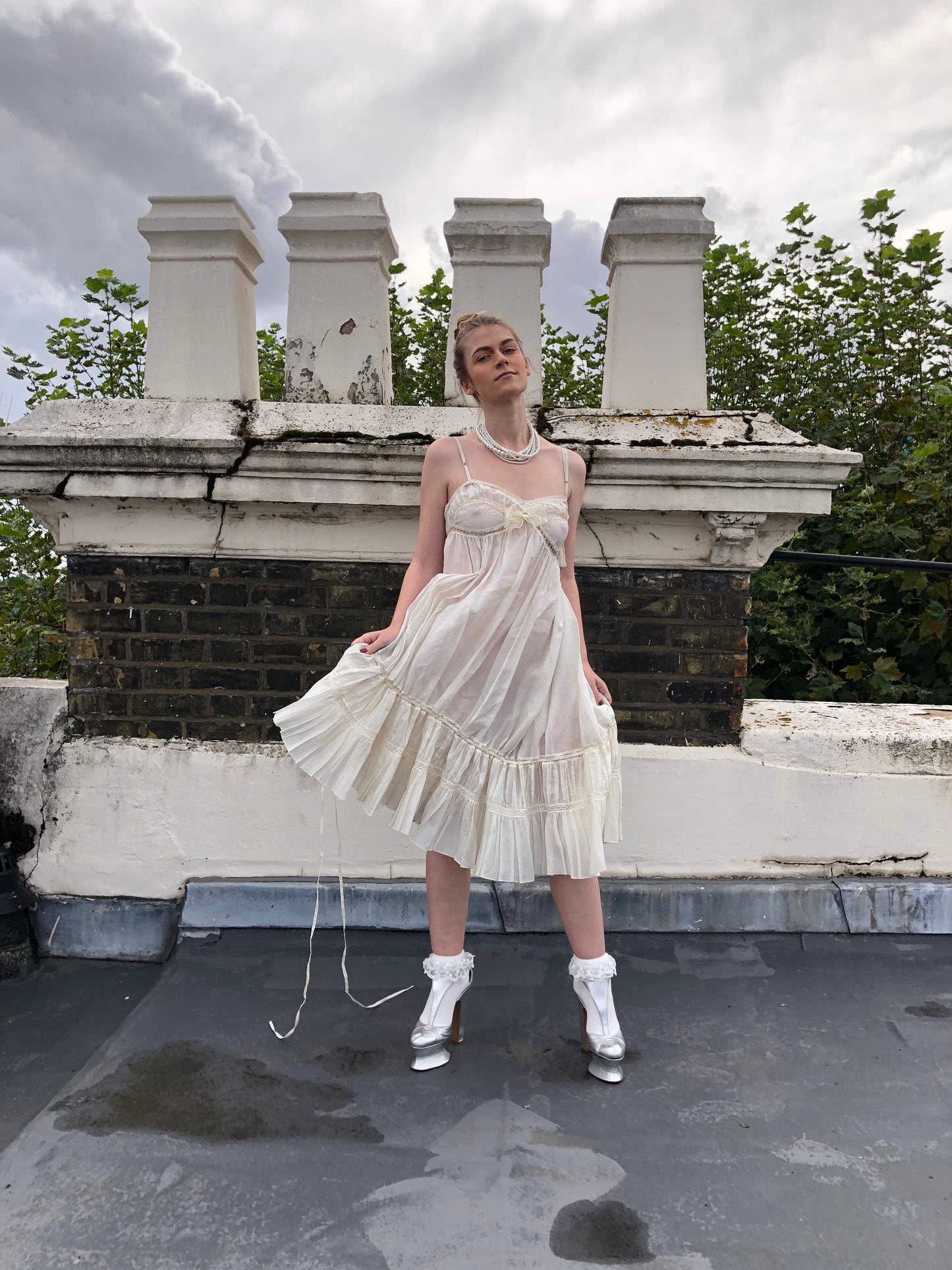 Jean Paul Gaultier Mesh Baby Doll Dress