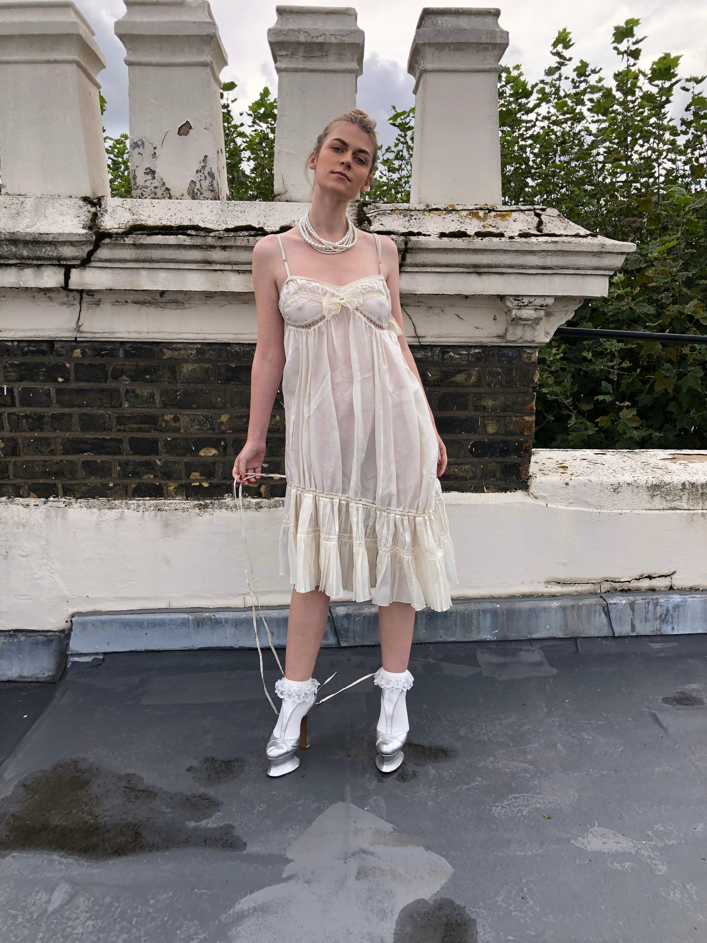 Jean Paul Gaultier Mesh Baby Doll Dress