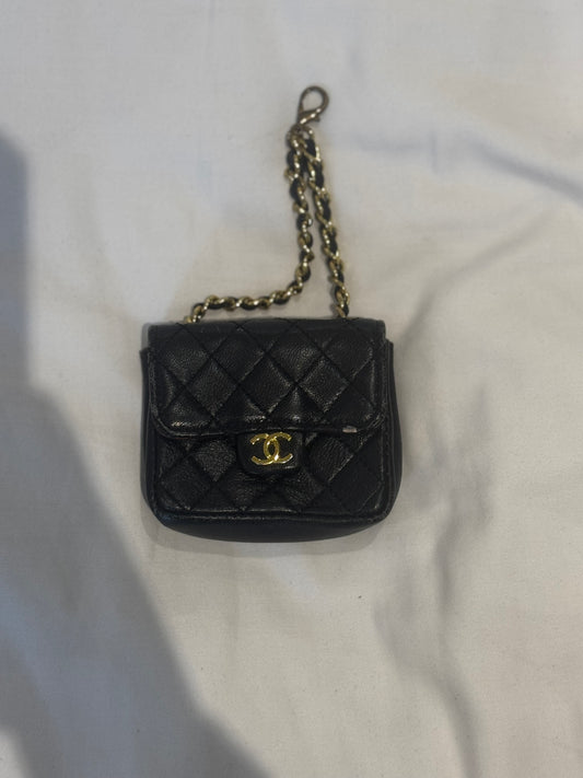 RAREVintage CHANEL Mini Matelassé Bag Charm