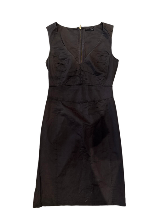 Sisley Little Black Zip Dress