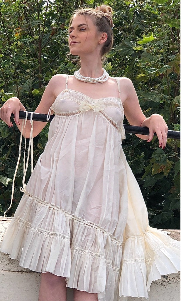 Jean Paul Gaultier Mesh Baby Doll Dress