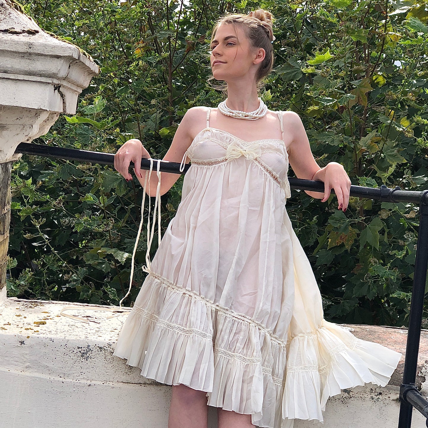 Jean Paul Gaultier Mesh Baby Doll Dress