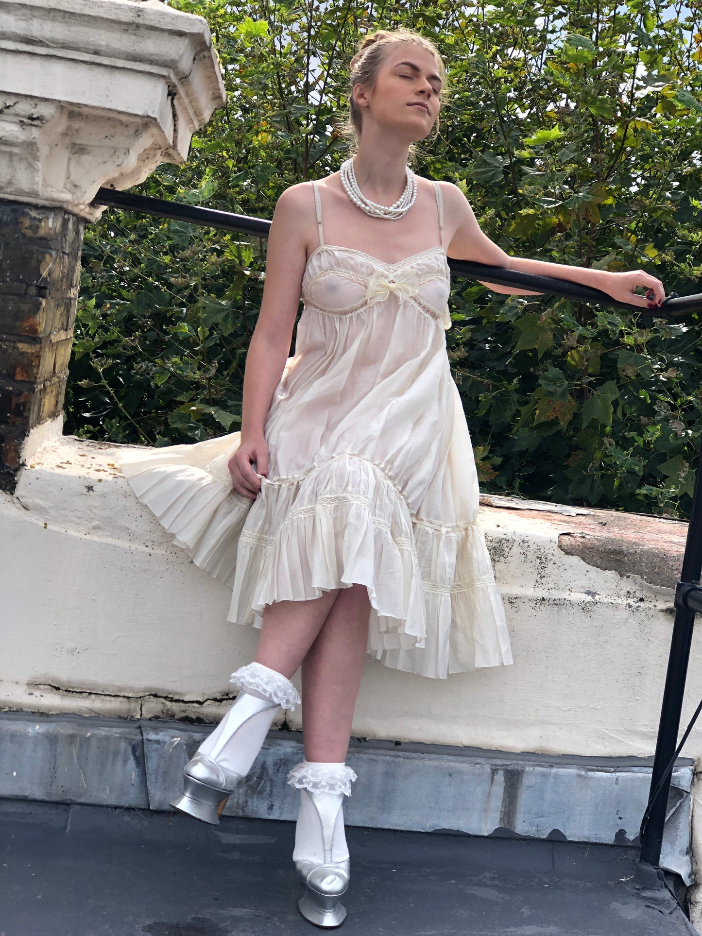 Jean Paul Gaultier Mesh Baby Doll Dress