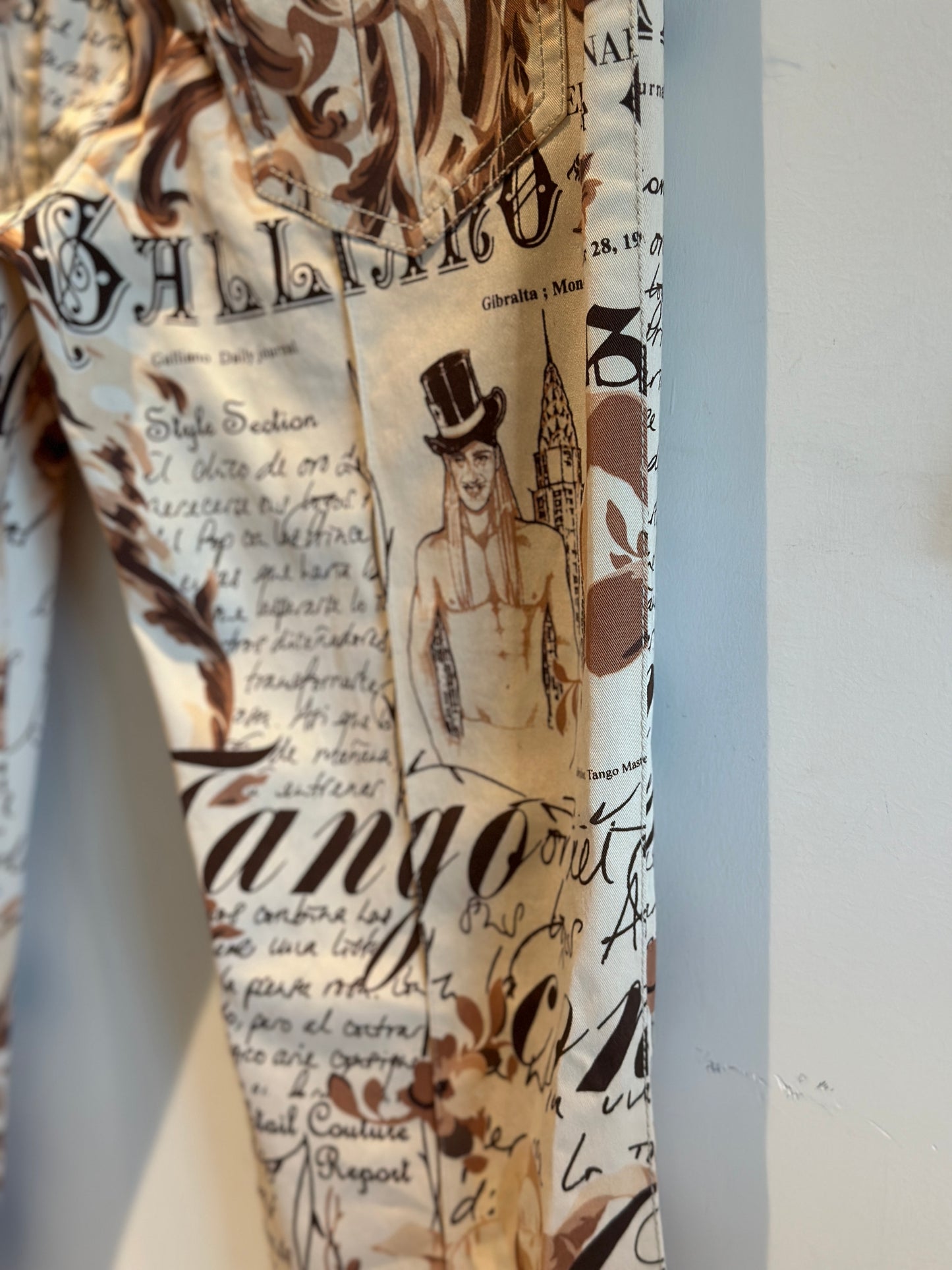 John Galliano Journal Gazette Jeans