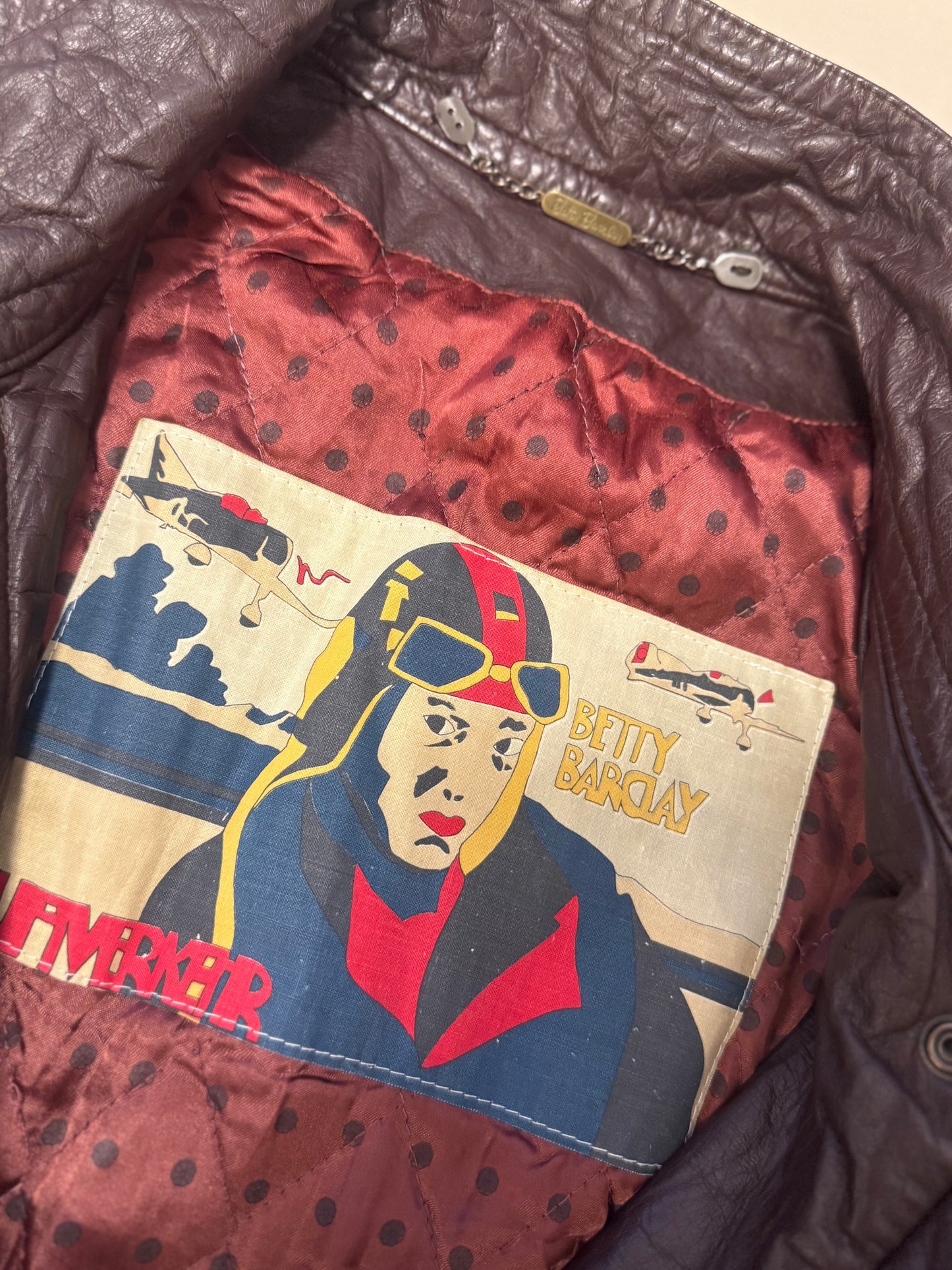 RARE FIND: 80s echtes leder x betty barclay