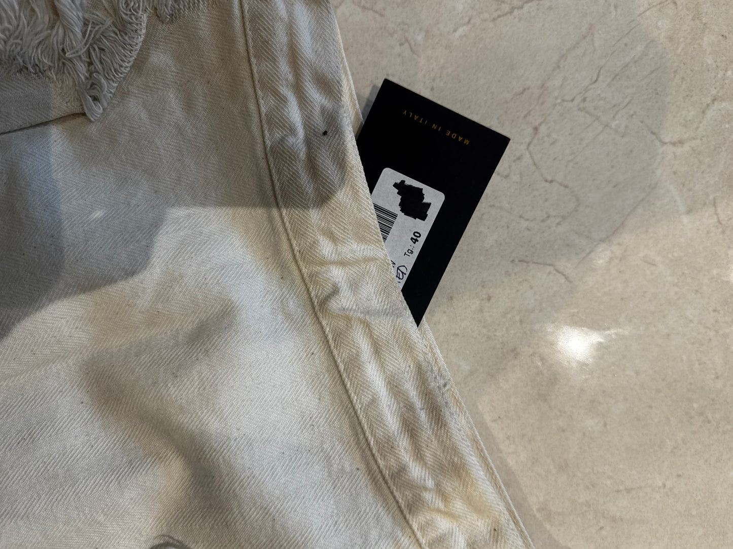 VERY RARE ARCHIVE Collectable !! Vivienne Westwood Ivory Fringe Skirt