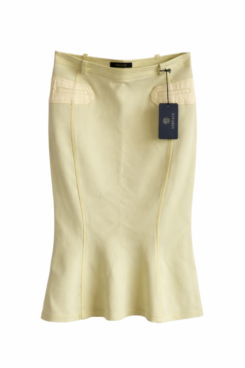 Versace Butter Beige Mermaid Skirt