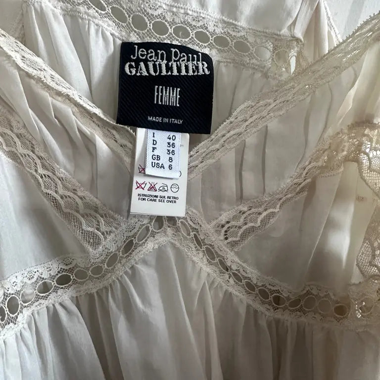 Jean Paul Gaultier Mesh Baby Doll Dress