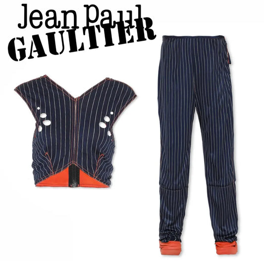 Jean Paul Gaultier Pinstripe Set