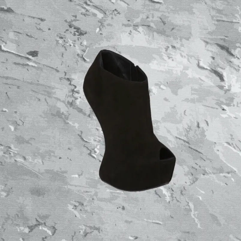 Giuseppe Zanotti Black Suede Heel-Less