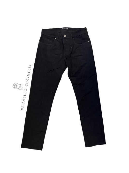 Brunello Cucinelli Black Denim Pants